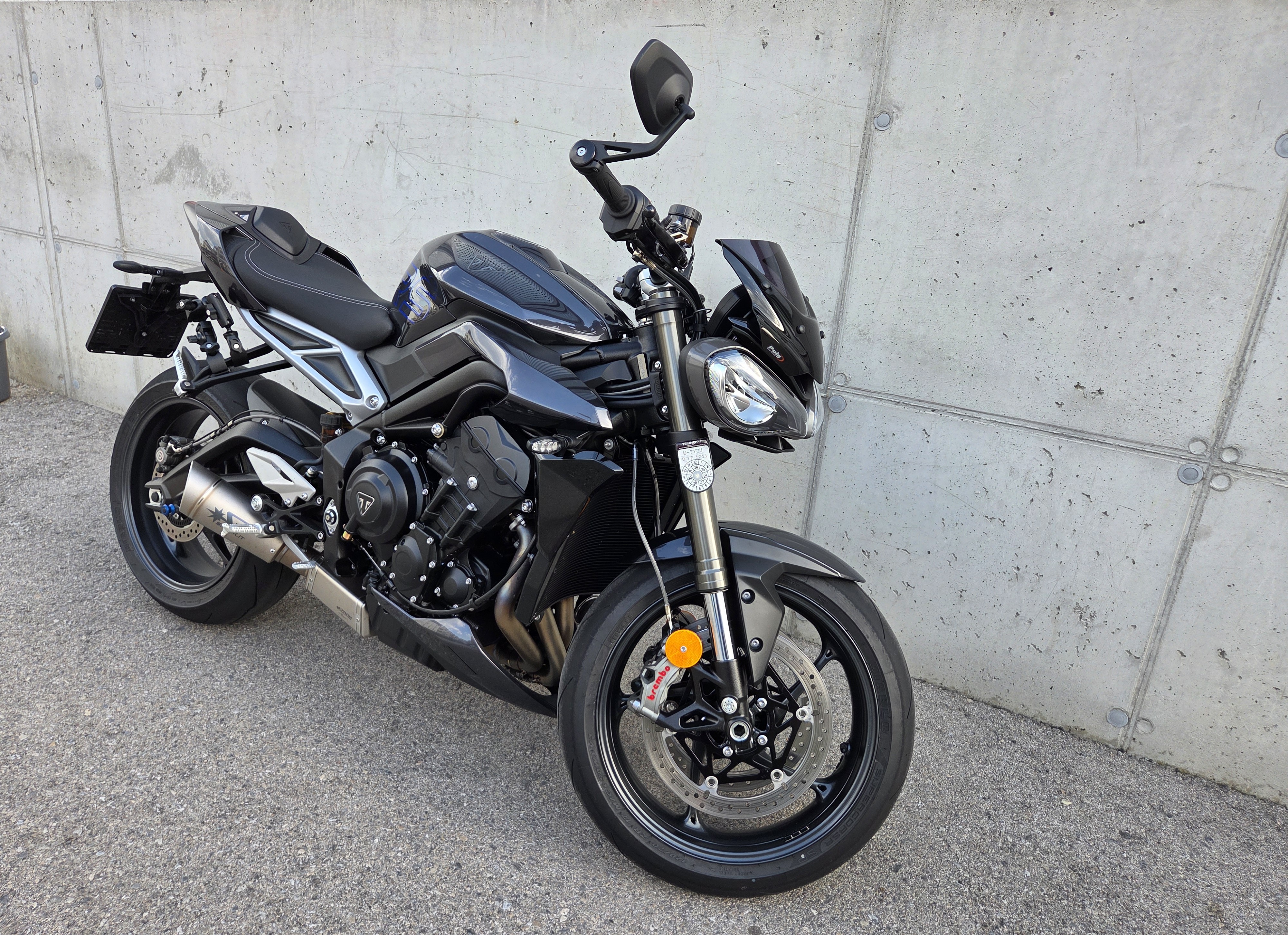 Triumph Street Triple 765 RS, Drei-Viertel-Ansicht
